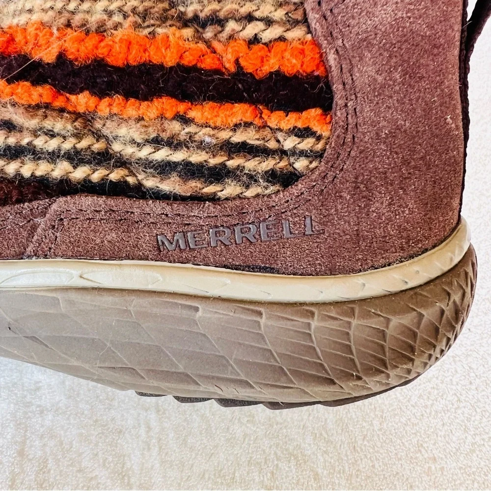 MERRELL PECHORA WESTERN WOOL CHUKKA BOOTS SHERPA ANKLE LACE UP SIZE 9